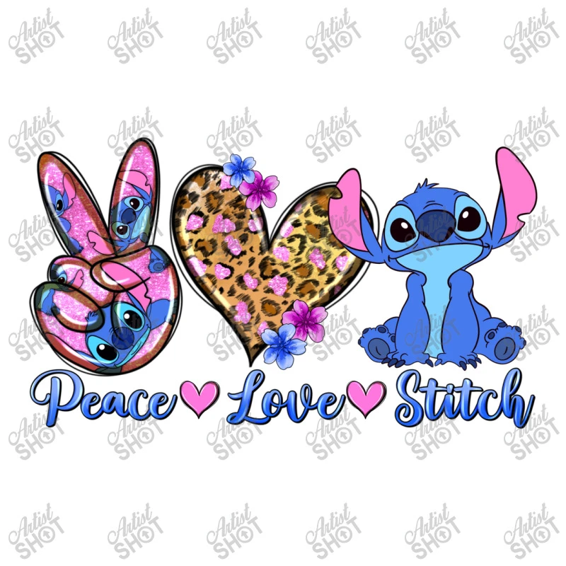 Peace Love Stitch Youth Hoodie - Image 5