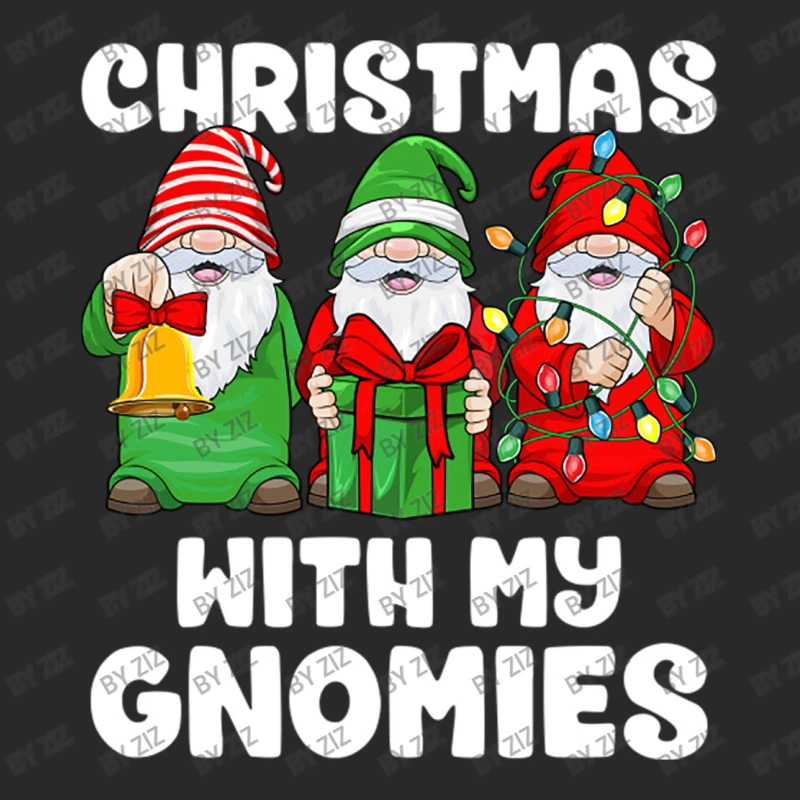 Christmas With My Gnomies Santa Gnome Funny Family Toddler T-shirt - Image 3