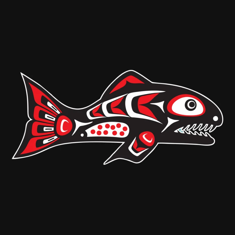 Native Salmon Baby Bibs - Image 2