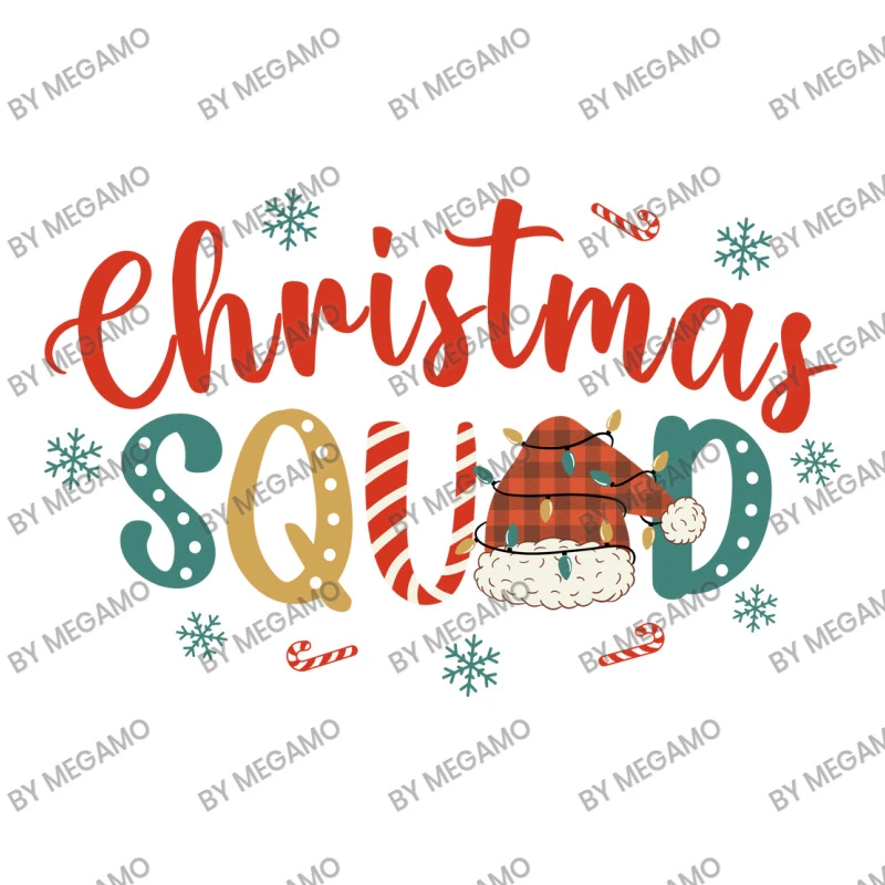 Christmas Squad Svg Youth Tee - Image 5