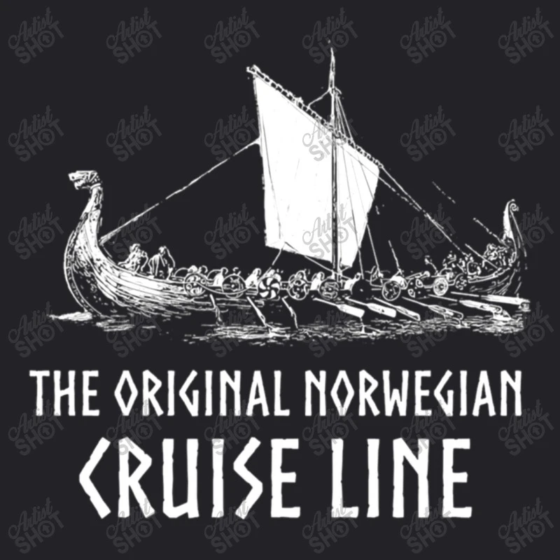 Viking Ship Cruise Line Nordic Mythology Longshi Youth Tee - Image 5