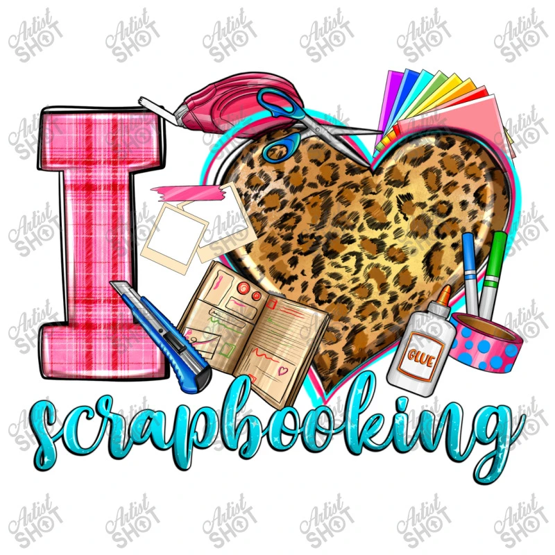 I Love Scrapbooking Toddler T-shirt - Image 3