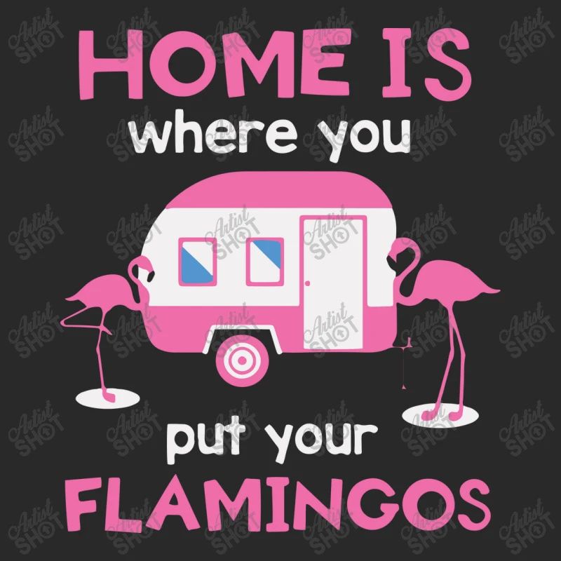 Home Is Where You Put Your Flamingos Toddler T-shirt - Image 3