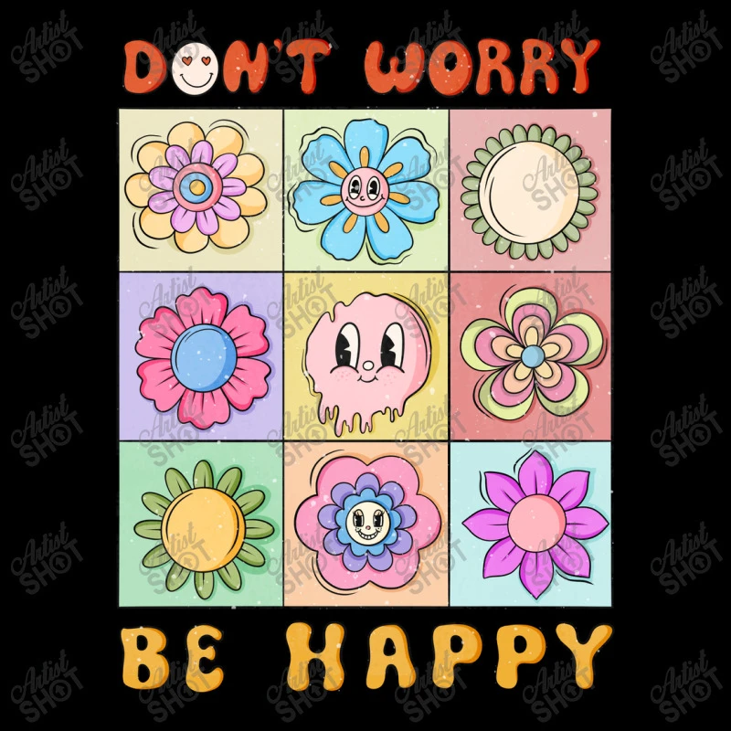 Don't Worry Be Happy Sublimation Youth Hoodie - Image 5