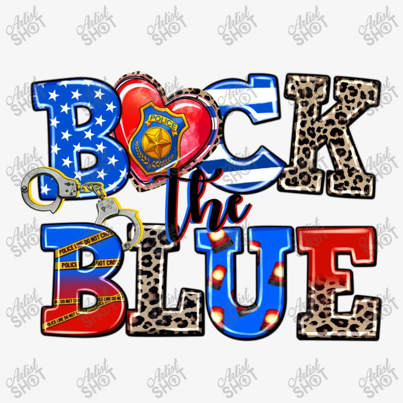 Back The Blue Baby Bibs - Image 2