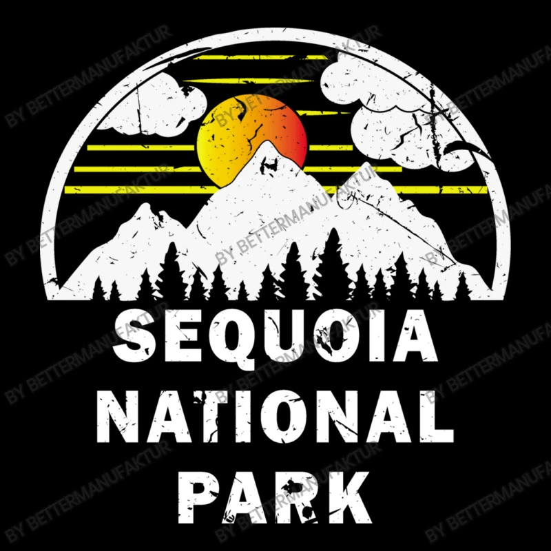 Vintage Mountain Sequoia National Park California Youth Sweatshirt - Image 5