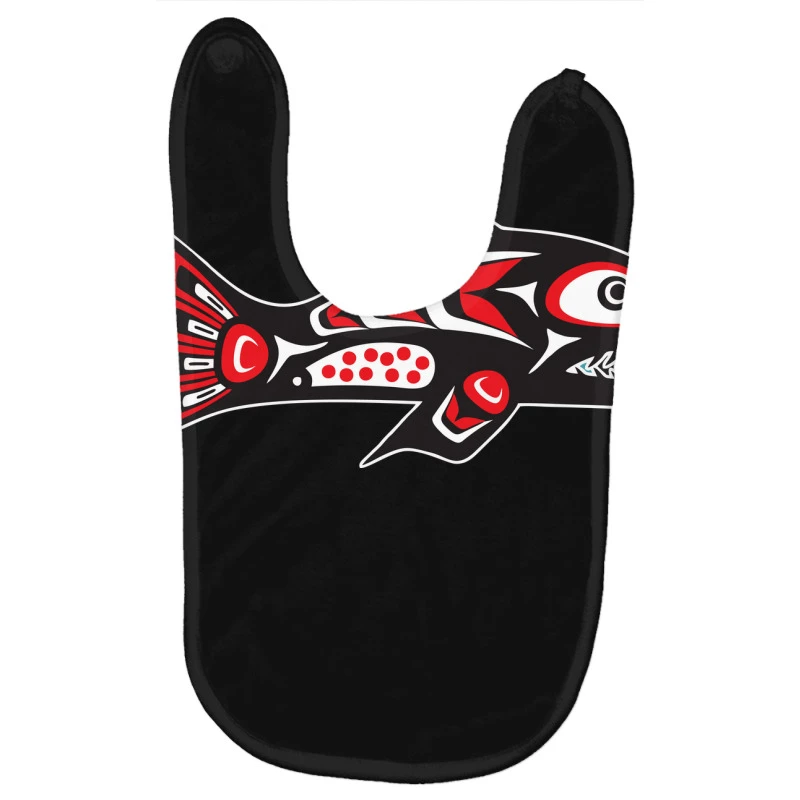 Native Salmon Baby Bibs