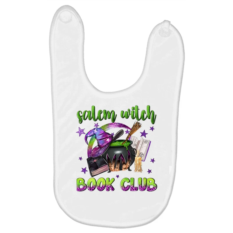 Salem Witch Book Club Baby Bibs