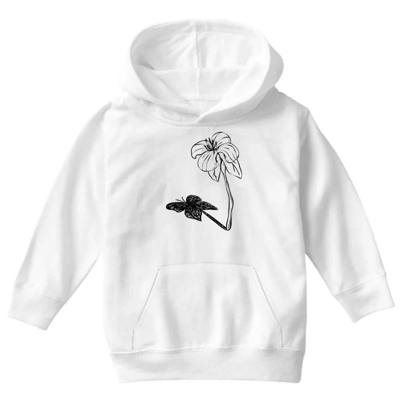 Butterfly Sublimation Youth Hoodie - Image 3