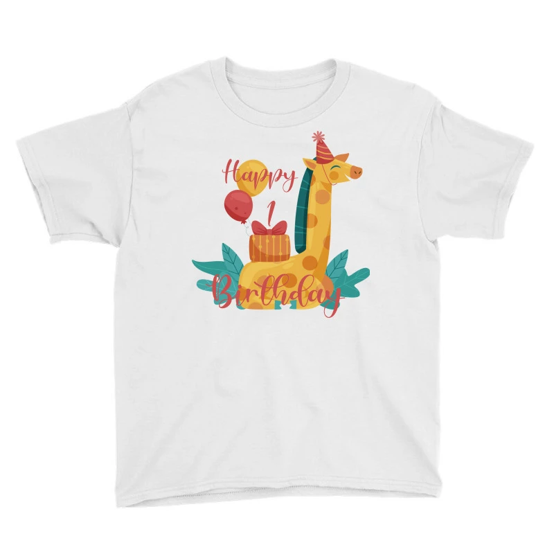 Happy 1 Birthday,new Year Youth Tee - Image 3