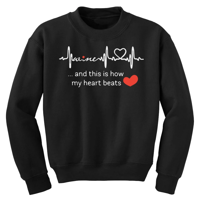 And This Is How My Heart Beats Youth Sweatshirt - Image 3