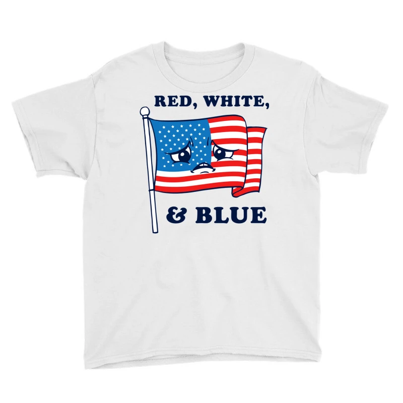Red White And Blue Youth Tee - Image 3