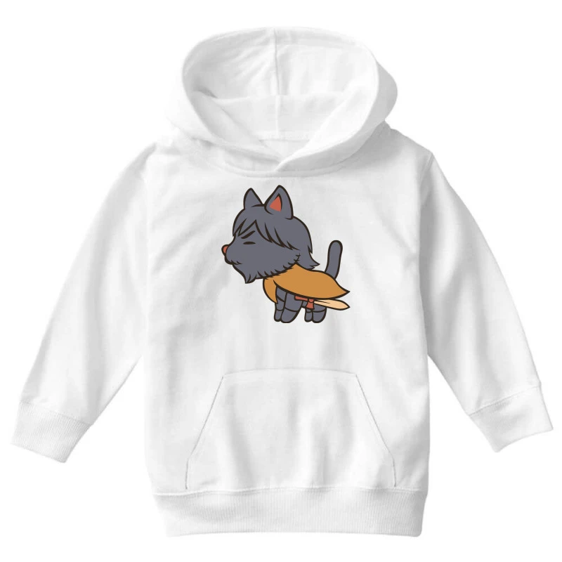 Knight Cat Youth Hoodie - Image 3