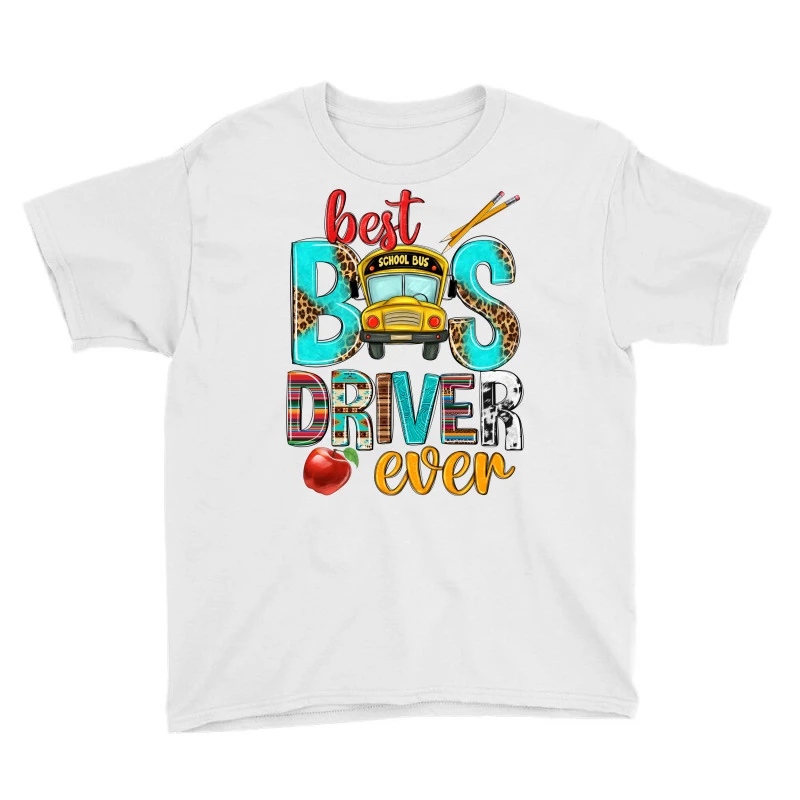 Best Bus Driver Ever Youth Tee - Image 3