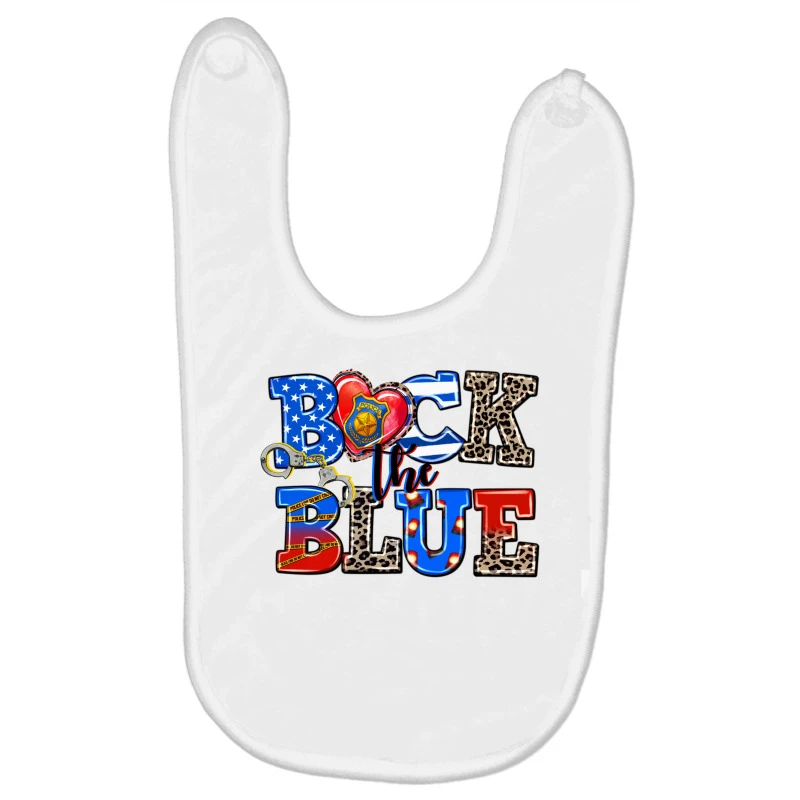 Back The Blue Baby Bibs