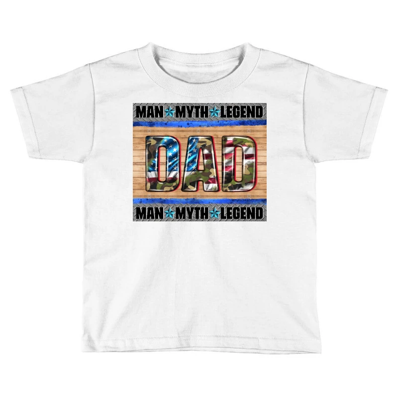Western Dad Man Myth Legend Toddler T-shirt