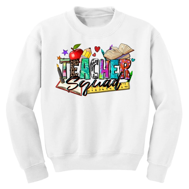 Teacher Squad Youth Sweatshirt - Image 3