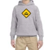 Danger Sign Youth Hoodie