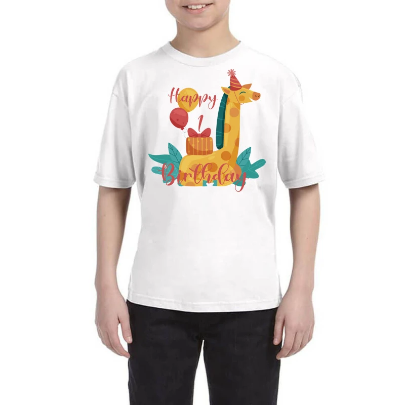 Happy 1 Birthday,new Year Youth Tee