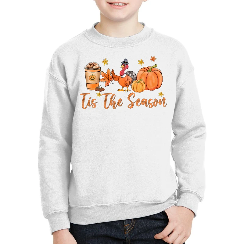 Tis The Season Sublimation Youth Sweatshirt