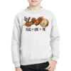Peace Love Pie Sublimation Youth Sweatshirt