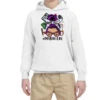 Messy Bun Purple Hair Payroll Life Youth Hoodie