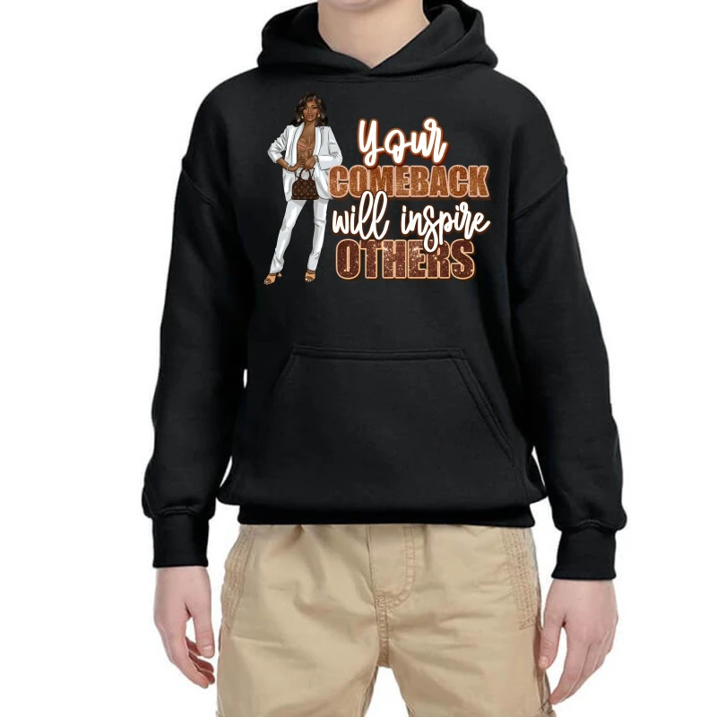 Your Come Back Will Inspire Others Youth Hoodie