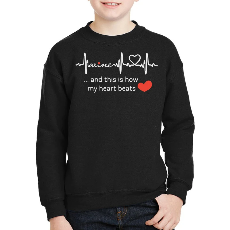 And This Is How My Heart Beats Youth Sweatshirt