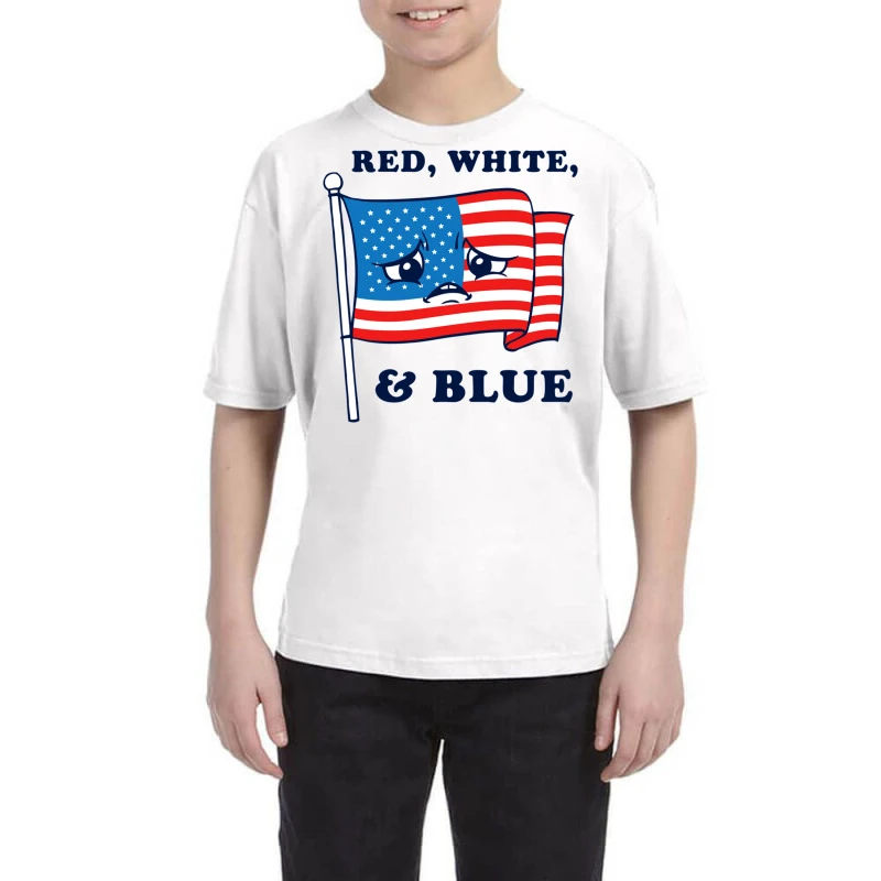 Red White And Blue Youth Tee