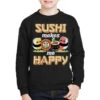 Sushi Makes Me Happy Youth Sweatshirt