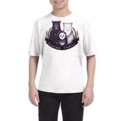 Modern Bear Family Yellow Youth Tee