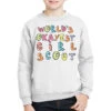 World S Okayest Girl Scout Gift Idea Youth Sweatshirt